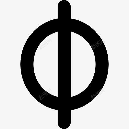圆与垂直线的数学符号图标png_新图网 https://ixintu.com 圆 数学 标志 符号 线