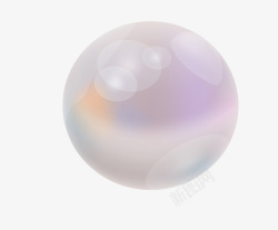 紫色圆底圆形珍珠光泽立体矢量图高清图片