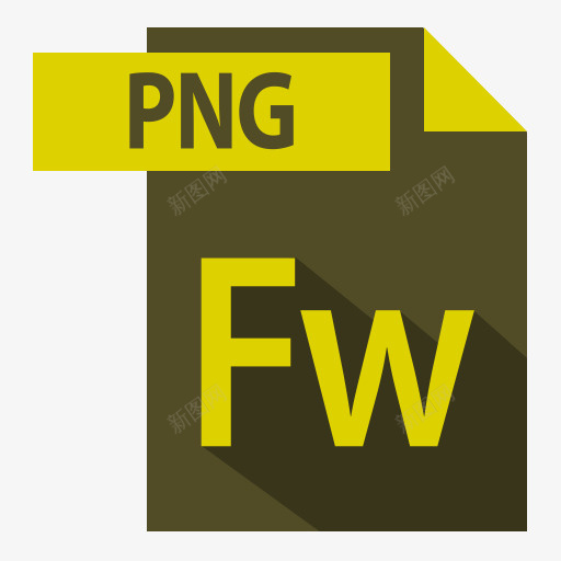 延伸文件格式FW延伸Adobevicons图标png_新图网 https://ixintu.com Adobe FW延伸 extention file format fw 延伸 文件格式