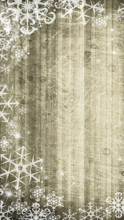 白色冷雪花边框灰色木质纹H5背景素材高清图片