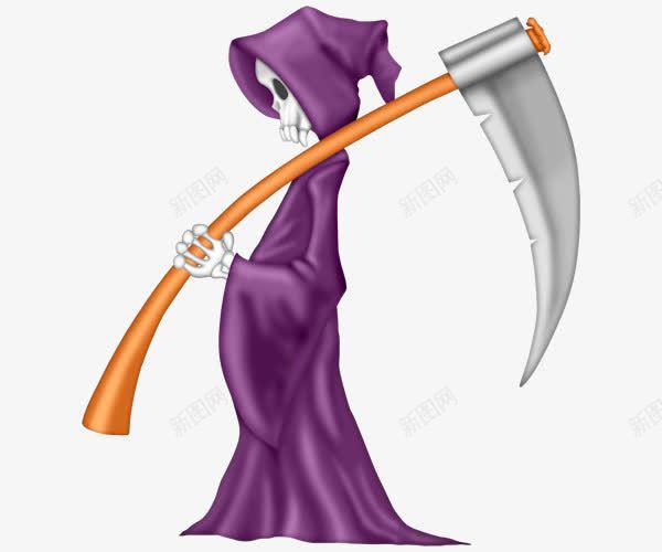 可怕的巫女png免抠素材_新图网 https://ixintu.com 卡通 可怕 手绘 紫色