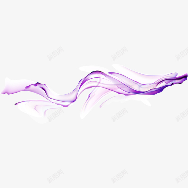 紫色彩带png免抠素材_新图网 https://ixintu.com 彩带 紫色 紫色彩带