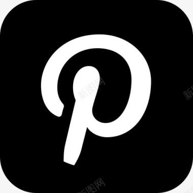 标志媒体Pinterest社会图标图标