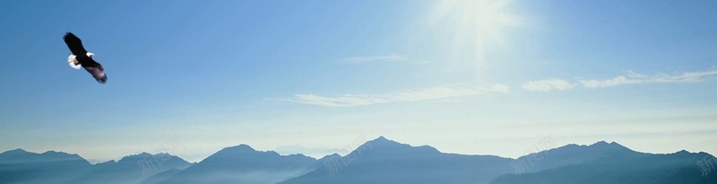 群山背景jpg设计背景_新图网 https://ixintu.com 老鹰 群山 山脉 海报banner 中国风