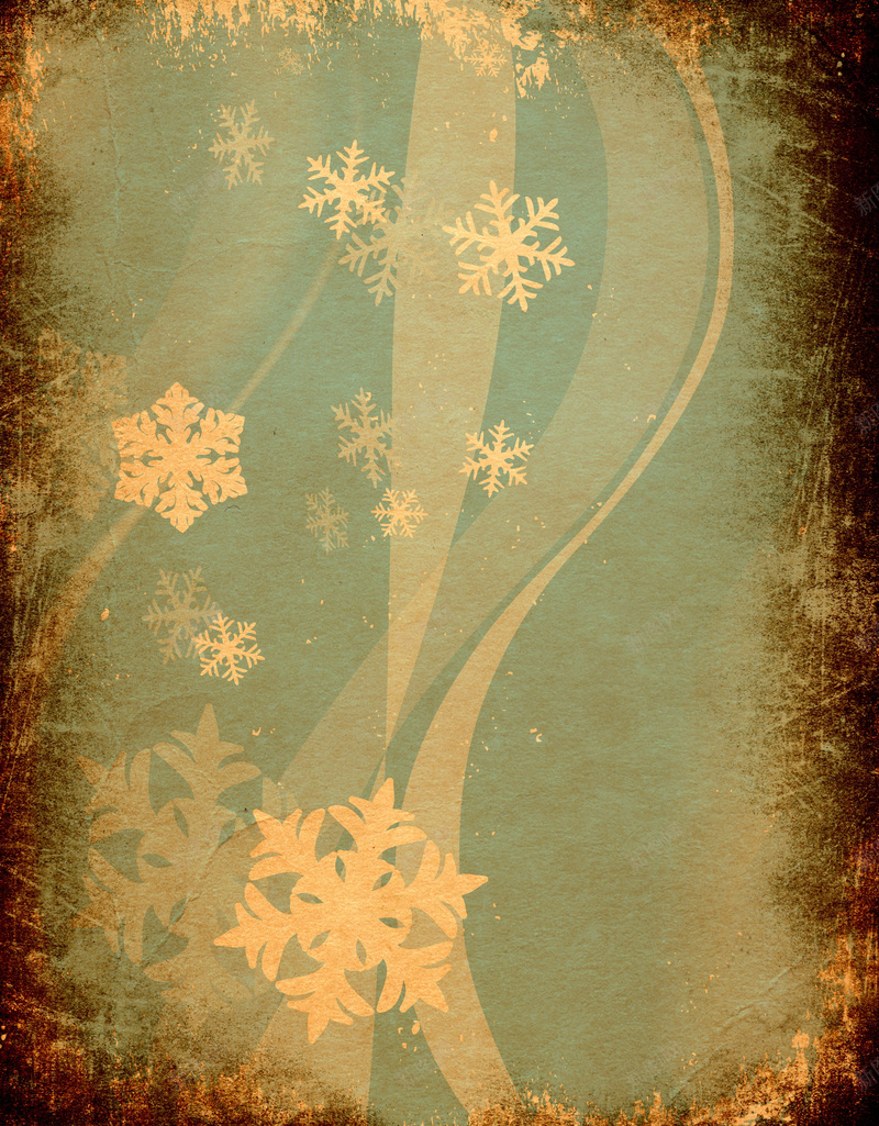 圣诞节棕色雪花纹理背景图jpg设计背景_新图网 https://ixintu.com 圣诞节 冬季 复古 纹理 节日 黄色 绿色 雪花 温暖 质感