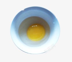 碗里的鹅蛋黄素材
