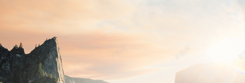 黄色天空背景背景