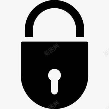 锁锁接口符号安全图标图标