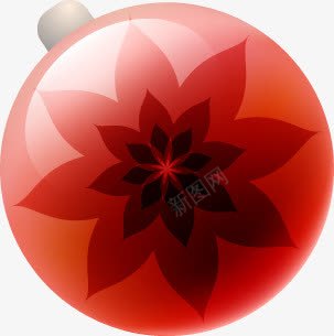 红色圣诞球大全png免抠素材_新图网 https://ixintu.com 圣诞 大全 素材 红色