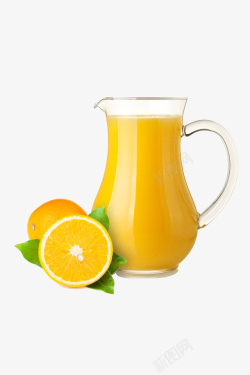 橙子橙汁鲜橙汁素材