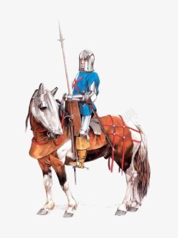 骑马的古代军人素材