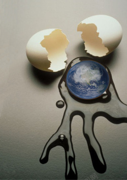 鸡蛋地球素材保护地球海报背景素材高清图片