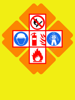 工地消防宣传挂消防安全展板安全海报背景高清图片