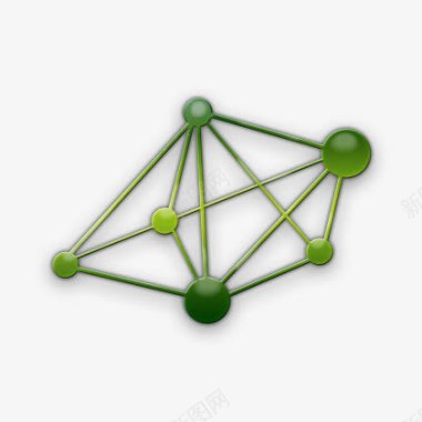 DZone标志绿色果冻社交媒体图标图标