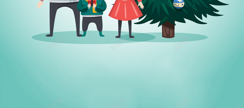 圣诞家庭欢乐背景jpg设计背景_新图网 https://ixintu.com 卡通 团圆 圣诞 家庭 开心 手绘 欢乐 童趣 节日