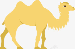 扁平化骆驼矢量图素材