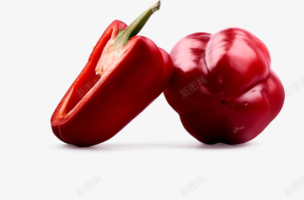 红色柿子椒png免抠素材_新图网 https://ixintu.com png图形 作料 柿子椒 蔬菜 装饰 食物