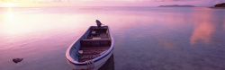海豚湾之恋夏被摄影海边小船风景图片高清图片