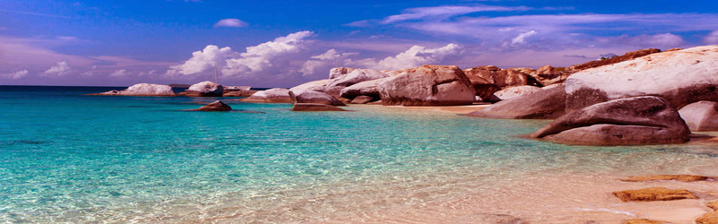 海边风景摄影背景jpg_新图网 https://ixintu.com 海边 风景 摄影 石头 蓝色 海报banner