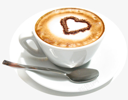 矢量爱心咖啡爱心图案咖啡高清图片