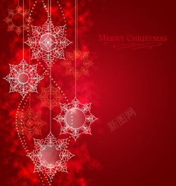 圣诞系列贺卡红色圣诞节庆祝贺卡背景高清图片