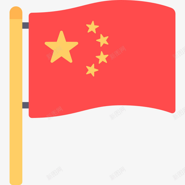 国旗卡通图标png_新图网 https://ixintu.com 免扣 卡通 国旗 图标