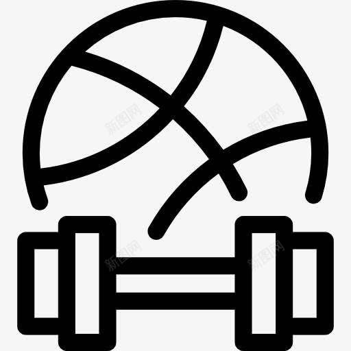 体育教师图标png_新图网 https://ixintu.com 举重 哑铃 运动 运动球