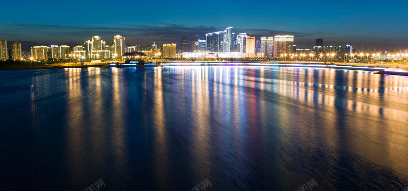 城市夜背景