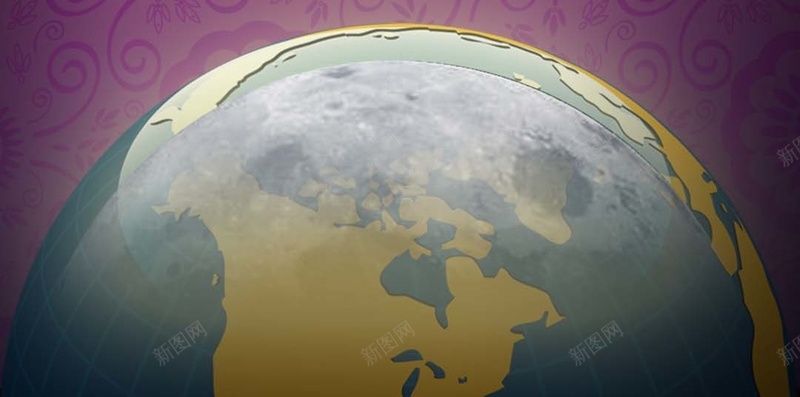 紫色纹理地球商业H5背景psd设计背景_新图网 https://ixintu.com 纹理背景素材 商业 地球 紫色 质感 H5背景 纹理