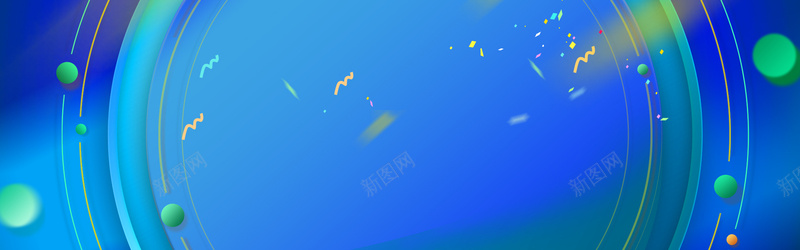 蓝色渐变简约圆圈时尚banner背景图psd设计背景_新图网 https://ixintu.com banner 丝带 元素 几何 圆圈 圆点 时尚 渐变 简约 背景图 蓝色 飞溅