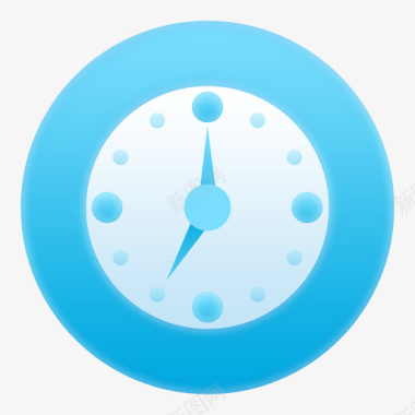 时钟一些很酷的蓝色图标图标
