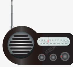 复古FM收音机素材