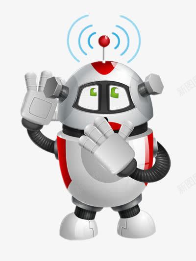 自带雷达的机器人png免抠素材_新图网 https://ixintu.com 卡通 图片 电子 科技