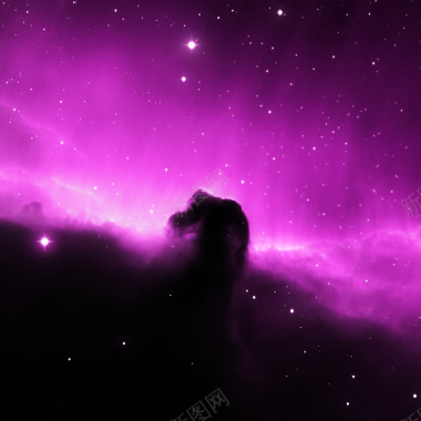 唯美紫色星空背景背景