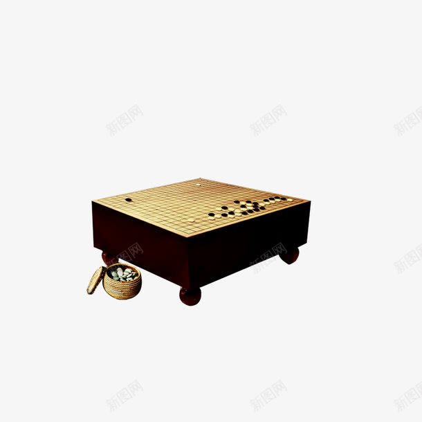 围棋棋盘图png免抠素材_新图网 https://ixintu.com 围棋 棋子 棋盘 黑白子