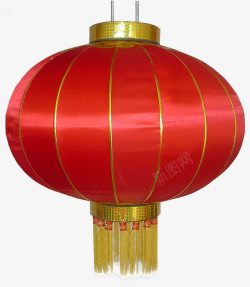 春新年中国风喜庆红色灯笼素材