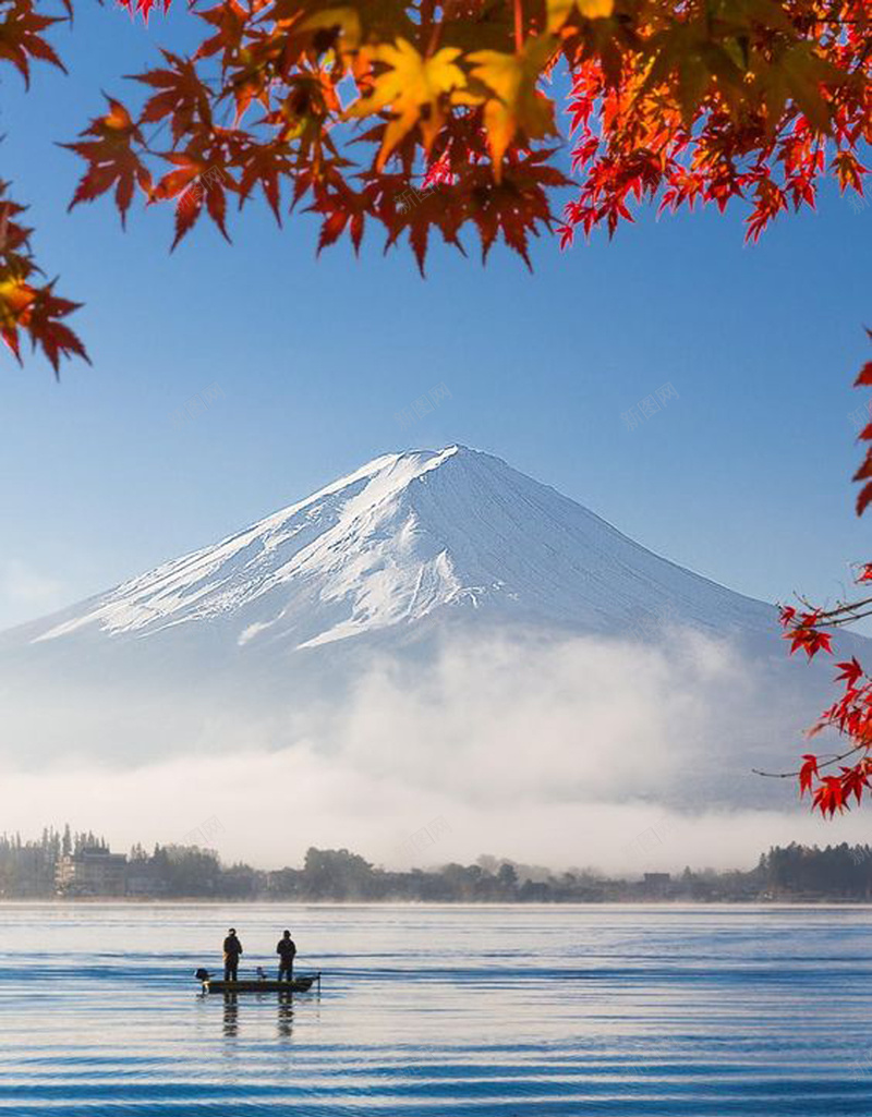 冰山湖水枫叶背景jpg设计背景_新图网 https://ixintu.com 冰山 摄影 枫叶 模型 清净 清新 湖水 风景