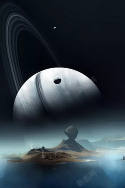 音乐剧黑暗星球神秘宇宙海报设计高清图片