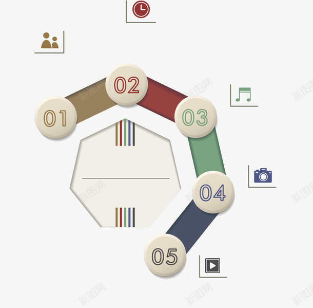 行为流程分析图图标png_新图网 https://ixintu.com 不同 分析 多样 循环