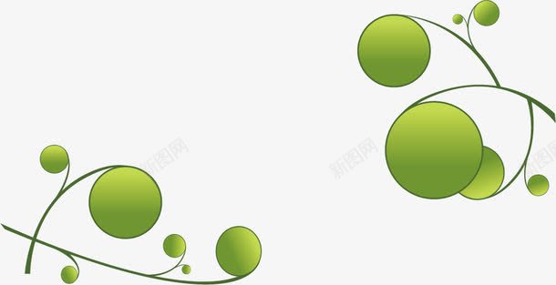 科技花纹png免抠素材_新图网 https://ixintu.com 抽象 科技 绿色 花纹 设计