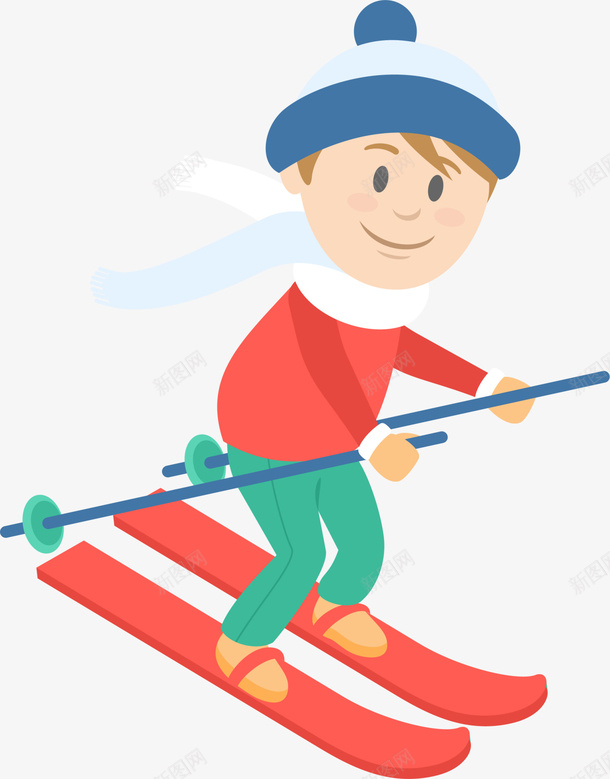 寒冷冬季滑雪的人png免抠素材_新图网 https://ixintu.com 冬季滑雪 冬季运动 寒冷冬季 小人 开心 滑雪的人 滑雪运动