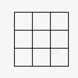 四图方块田字格几何矢量高清图片