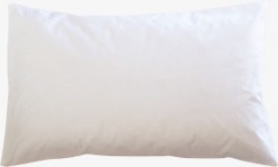 羽绒枕白色真丝枕头高清图片