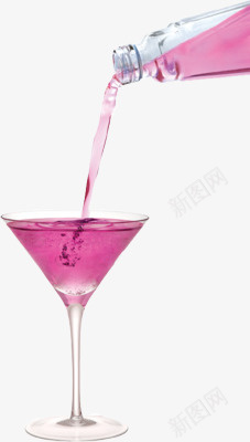 紫酒香醇png免抠素材_新图网 https://ixintu.com 度数 紫色 酒水 香酒