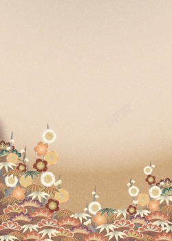 典雅质感典雅唯美花纹背景高清图片