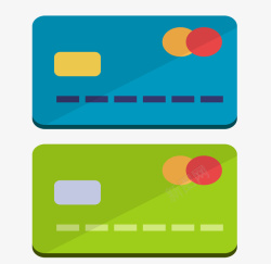 金融财务彩色银行卡高清图片
