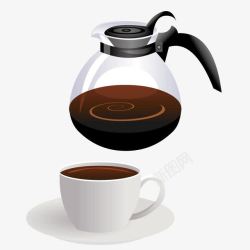 咖啡和咖啡壶素材