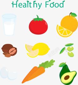 健康食物水果素材
