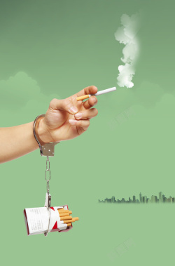 肺癌吸烟危害家庭公益广告背景高清图片