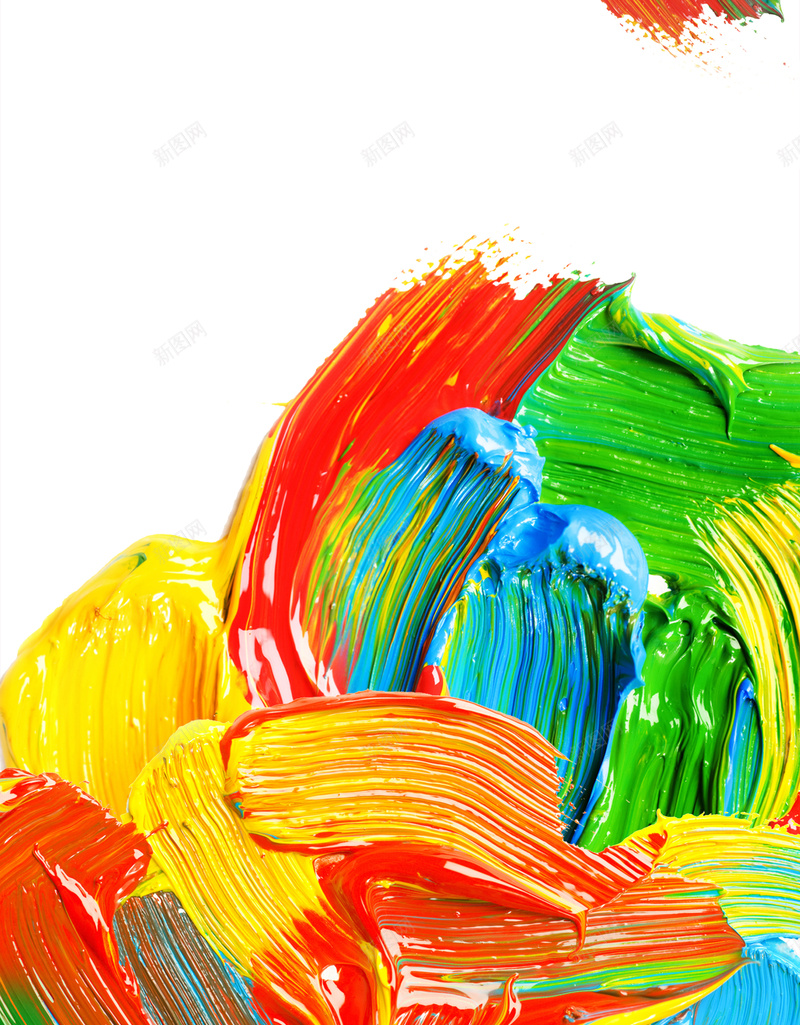 彩色画笔笔触海报背景模板jpg设计背景_新图网 https://ixintu.com 多彩 彩色 海报 画笔 笔触 简约 创意